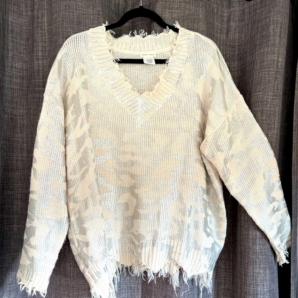 Fancy camo lounge sweater
